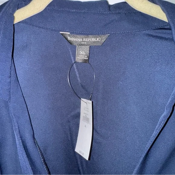 NWT Banana Republic Factory Collared Bib Top XL - Picture 2 of 7